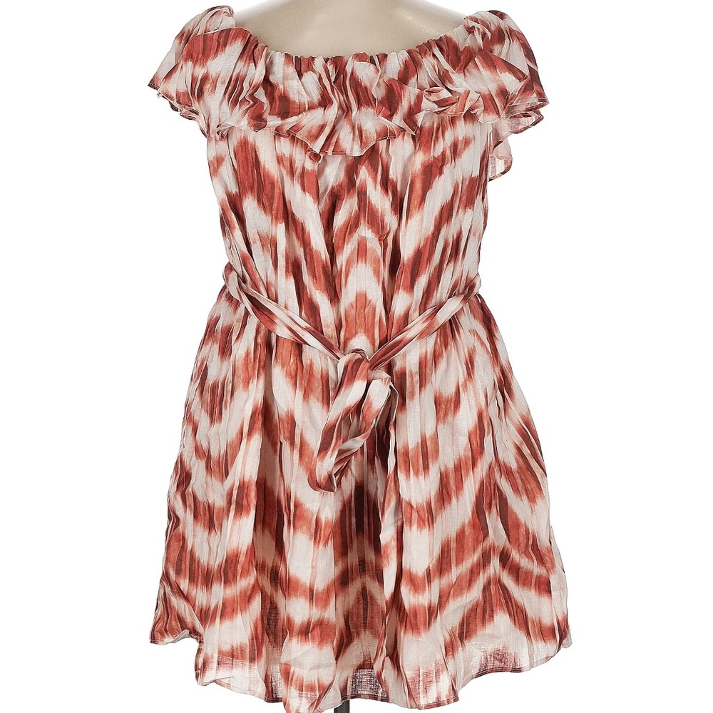 NWT Banana Republic XL 100% Linen Off the Shoulder Dress